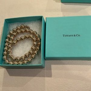 Tiffany silver bead necklace